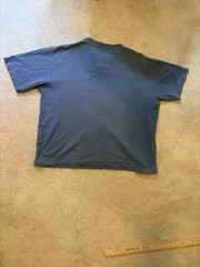 Vintage Bugle Boy Classic Blue Polo Shirt Size Large 100% Cotton