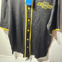 Men’s Official GM – Chevrolet Crew T Shirt Black And Yellow – Size M – NWT – Uni