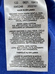 Columbia Shirt Adult XL Blue White Red USA Flag Cotton PFG Short Sleeve