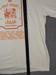 Gulf Coast Jam Mens 3XL Cream 2023 Concert Tour Country Music T Shirt Hardy New