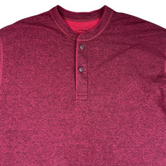 L.L.Bean Mens Two-Layer River Driver’s Henley Shirt L Wool Blend Base Layer Hike