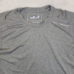 Icon Aircraft Mens Large Grey Heather Performance Tactical Tech Gear Basic Adult