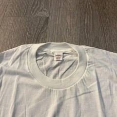 Jockey Shirt Mens Large White Blank Power Knit Tee T-Shirt USA Crewneck