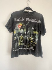 Iron Maiden 100% Cotton Size Medium Made In Bangladesh Super Soft T-Shirt washed