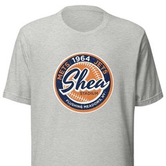 Shea Stadium Queens New York Short sleeve t-shirt – Mets Jets Retro Sports Tees