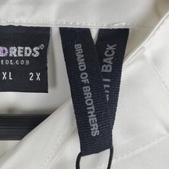 The Hundreds Drawing Lines Los Angeles White Satin Jock Baseball Jersey Sz S