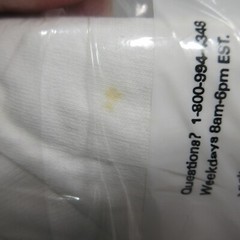2 Packs Hanes Crew Neck T Shirt Undershirt Large White 3 Pack Tagless Cotton