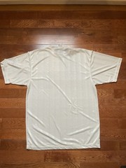 Vintage 90s Southpole Mens Medium Sheer Satin Striped Baggy Fit Shirt Light Gray