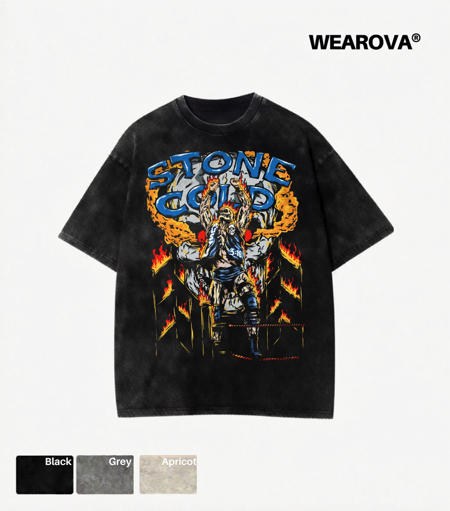 Wearova “Stone Cold” Steve Austin The Texas Rattlesnake Wash WWE T-shirt