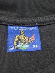 Vintage Rush Street Fighter T-shirt XL Akuma Double Sided AOP Limited Run RARE