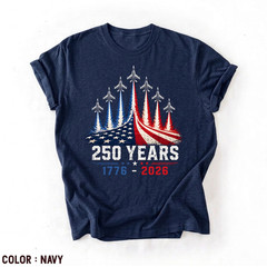 USA 250th Anniversary T-Shirt, 250 Years Teem FREESHIP