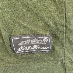Eddie Bauer Men’s Lounge T-Shirt Medium Green Short Sleeve Crewneck Casual Tee