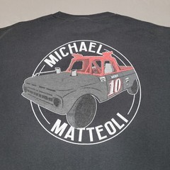Michael Matteoli Shirt Mens Extra Large Black Pro Truck #10 Auto Racing Sprint