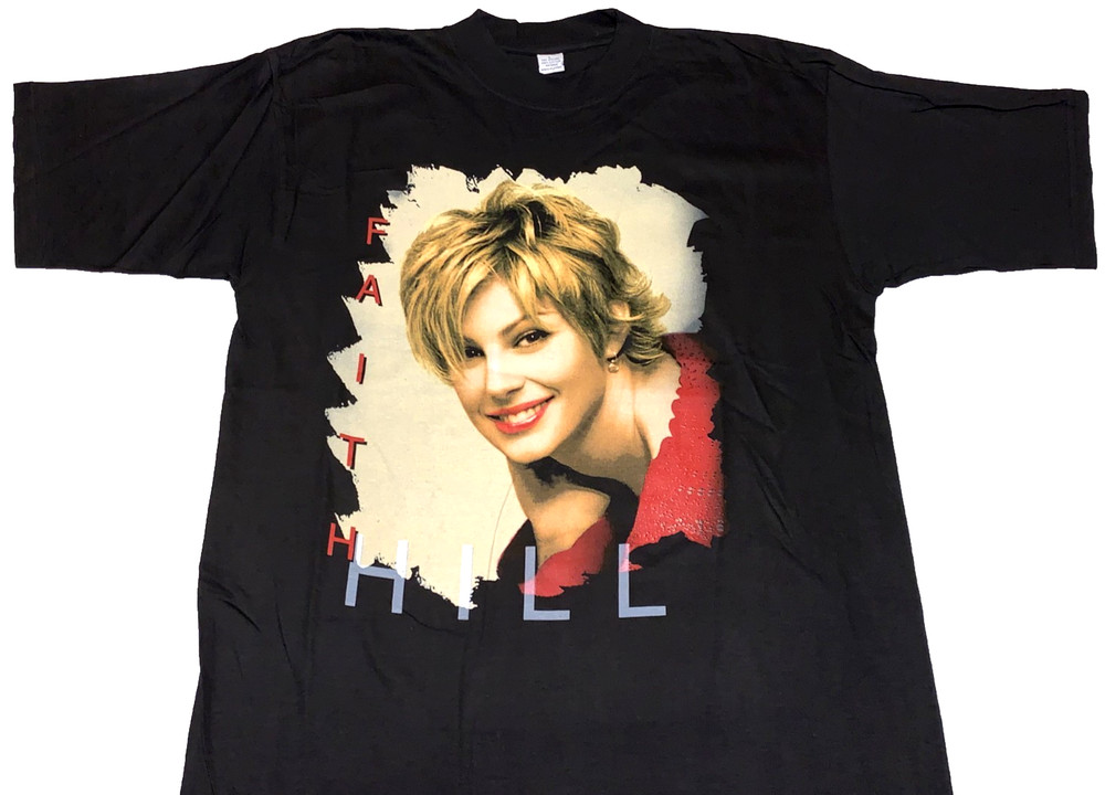 Vintage 2000s Faith Hill Country Music Singer Fan Club T-Shirt New! LARGE