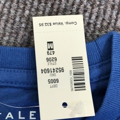 Aeropostale Shirt Mens Medium Blue USA Registered Trademark Graphic Tee Tagless