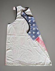Buck Wear USA Flag Sleeveless Shirt Tank Top