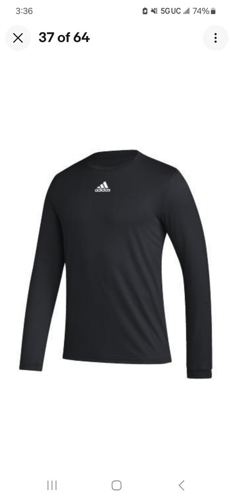 Adidas Men’s Pregame Long Sleeve. Lot Of 5. Size 2xl. New In Bag. Retails At $35