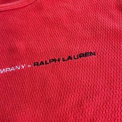 Vintage Polo Jeans Ralph Lauren Embroidered Thermal Shirt Mens XXL L/S Red USA