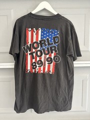 Vintage 80s Skid Row “Skids Across America” World Tour 89/90 XL shirt