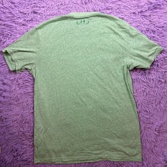 Under Armour Train To Win Men’s Green Graphic T-Shirt Size Med Athletic Gym Tee