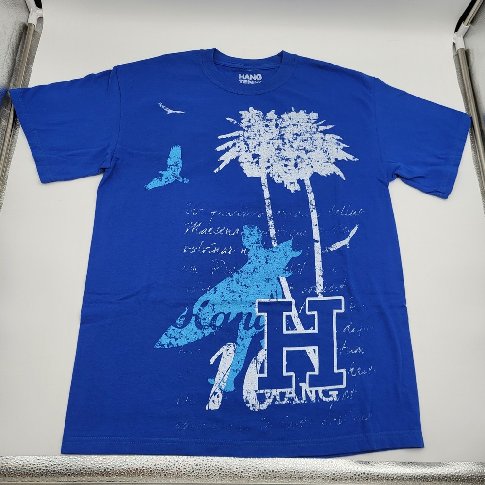 Vintage 90s Hang Ten Blue Short Sleeve T-Shirt Men’s Medium