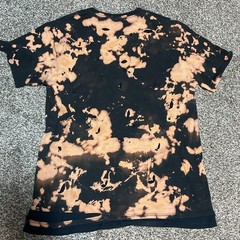 Rush Fly By Night Men T Shirt Largei Black Bleach Acid Wash Distressed Modern