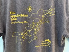 Where I’m From Appalachian Trail Great Smoky Mountains Tee USA Medium