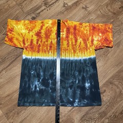 Lion Rhino Elephant Giraffe Tie Dye Tshirt Mens Size XL Wild Gear Single Stitch