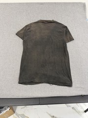 Vintage 80s Black Blank Pocket T-Shirt Sun Faded Mens XL Cotton Basic Distresed