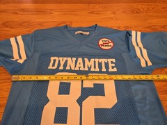 Headgear Classics Napoleon Dynamite Uncle Rico Jersey L 2004 Blue #82 Jon Gries
