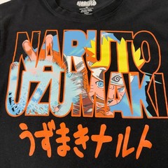Naruto Graphic Tee Shirt Mens Small Black Anime VIZ Media 2024 C-Life Group OS