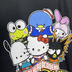 My Hero Academia x Sanrio Hello Kitty & Friends T-Shirt Size M Short Sleeve