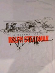 Gonzo Ralph Steadman Shirt Logo Tee Gray Fear And Loathing In Las Vegas XL
