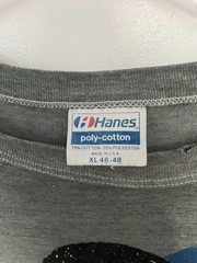 Hanes Vintage 80s Les Misérables Cosette Double-Sided Graphic Tee Gray XL