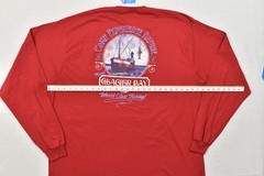 St. John’s Bay Men’s 3XLT Red Long Sleeve Tee Glacier Bay World Class Fishing