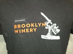 2018 Harvest Brooklyn Winery Adult Medium Black TShirt