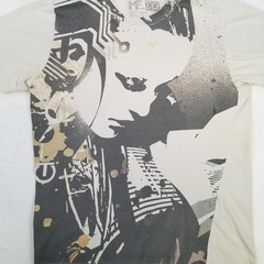 Mighty Fine Thunder Dog Collective Face T-Shirt Men’s Size Medium Short Sleeve