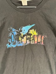 Final Fantasy X 10 T-Shirt Size XL Black Graphic Tee FFX Tidus Yuna Gaming