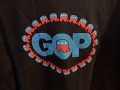 VTG GOP Grand Old Party Elephant SPELL OUT Navy GILDAN T-shirt SZ XL – Cool