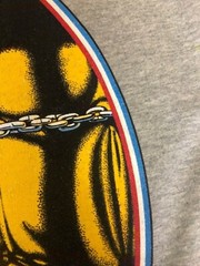 Iron Maiden World Piece Tour 1983 Concert Raglan HEATHER/BLACK S to 3XL