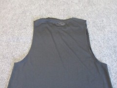 Under Armour Tank Top Shirt Men’s Medium Black Polyester Compression *