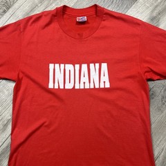 Vintage 80s 90s Indiana University Shirt Men’s Large L Hanes Single Stitch Tee