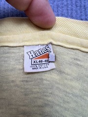 Vintage 80s Hanes Knott’s Berry Farm California T-Shirt XL Single Stitch Distres