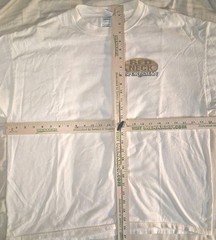 Delta Magnum Weight Funny Vintage 90s White Redneck Sportsman Shirt Size XL