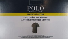 3-PK RALPH LAUREN POLO SIZES S M L XL XXL GRAY V NECK COTTON T SHIRT UNDERSHIRT