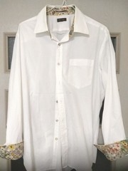 Paul Smith Collection Floral Print Dress Shirt XL Casual Formal Japan For 14+