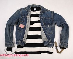 NON STOCK Men Prisoner Striped Long Sleeve T-Shirt Casual Cotton Crew Neck Shirt