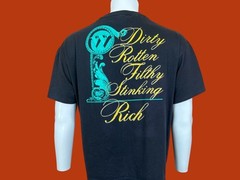 Vintage Warrant Dirty Rotten Filthy Stinking Rich Band Metal 80s T Shirt Size XL