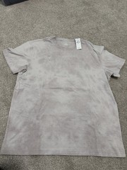 NWT American Eagle Tie Dye Soft Standard Fit T-Shirt Gray Short Sleeve M