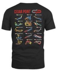 Cedar Point Merchandise Track Layout Shirt